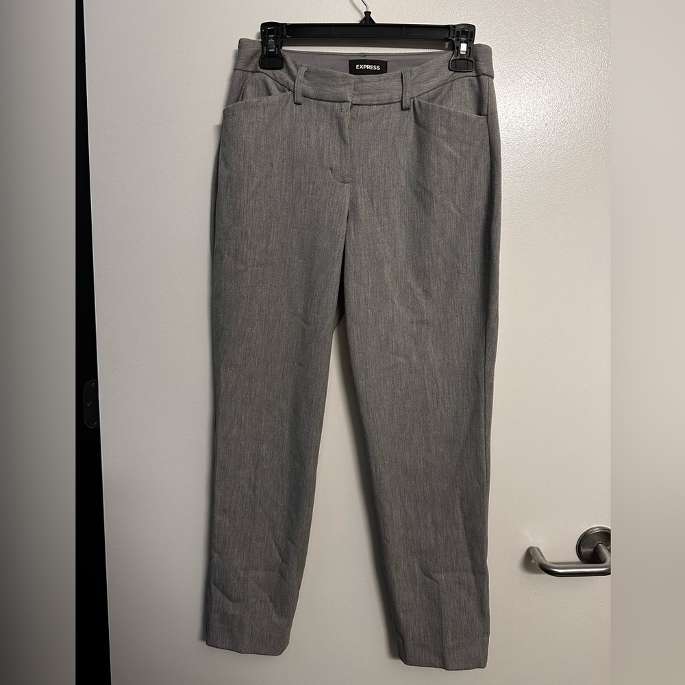 Express midrise slacks gray sz 4